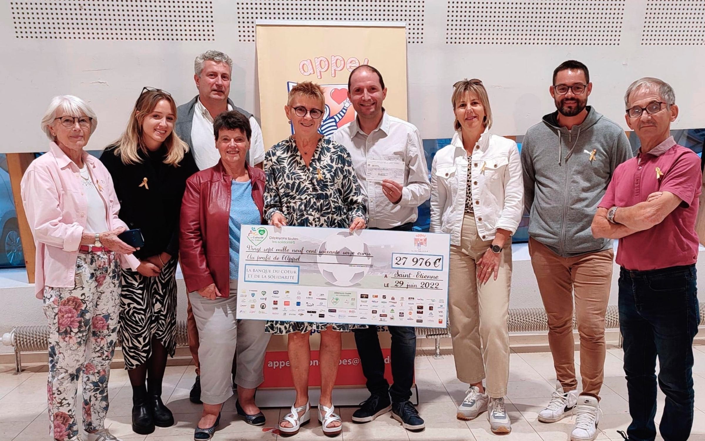 1er remise de chèques à l'APPEL
